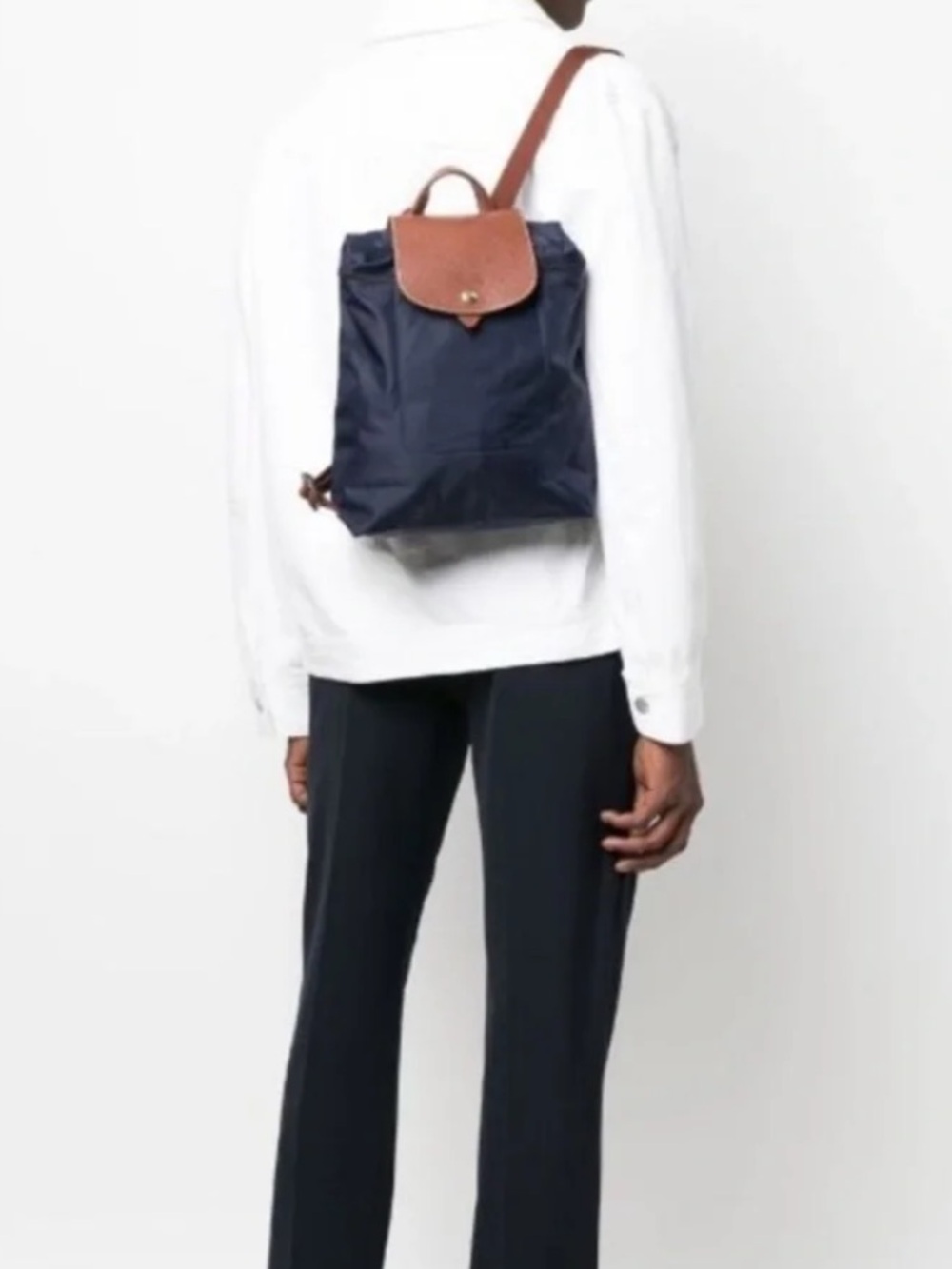 LONGCHAMP Le Pliage Black Nylon Backpack